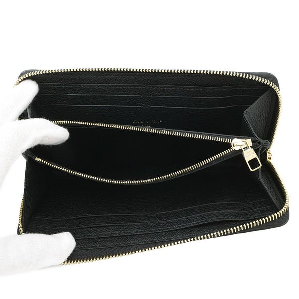 ルイヴィトン 長財布 モノグラム・アンプラント ポルトフォイユ・クレマンス M60171 LOUIS VUITTON ヴィトン 財布 黒