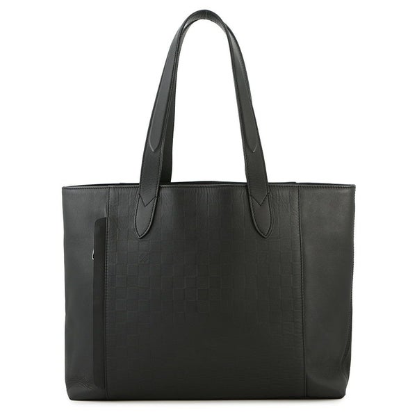 ルイヴィトン トートバッグ ダミエ・アンフィニ カバ・ヴォワヤージュ N41493 LOUIS VUITTON ブラック 黒