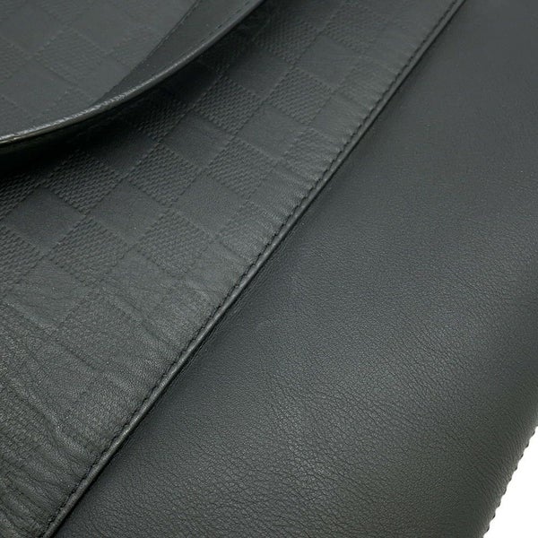 ルイヴィトン トートバッグ ダミエ・アンフィニ カバ・ヴォワヤージュ N41493 LOUIS VUITTON ブラック 黒