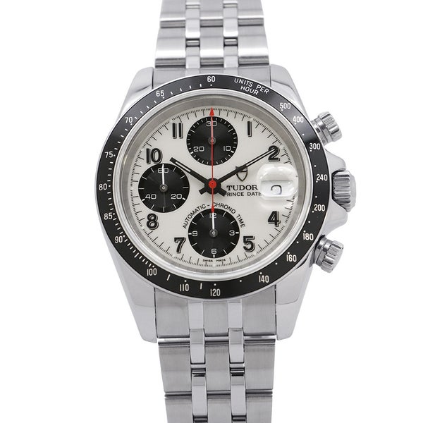 チュードル プリンスデイト クロノタイム H番 79260 TUDOR 腕時計 白文字盤