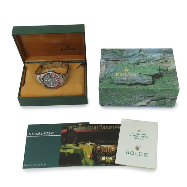 ロレックス GMTマスター2 デイト P番 16710 ROLEX 腕時計 ウォッチ 黒文字盤