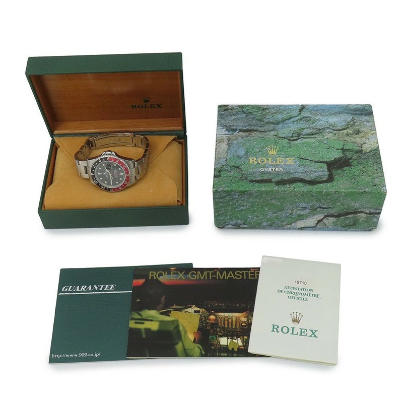 ロレックス GMTマスター2 デイト P番 16710 ROLEX 腕時計 ウォッチ 黒文字盤