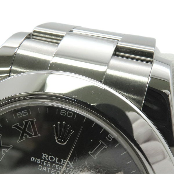 ロレックス デイトジャスト2 ランダムシリアル ルーレット 116300 ROLEX 腕時計 グレー文字盤