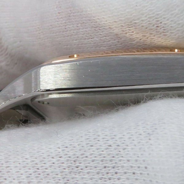 カルティエ サントス デュモン SM SS/K18PG W2SA0012 Cartier 腕時計 シルバー文字盤