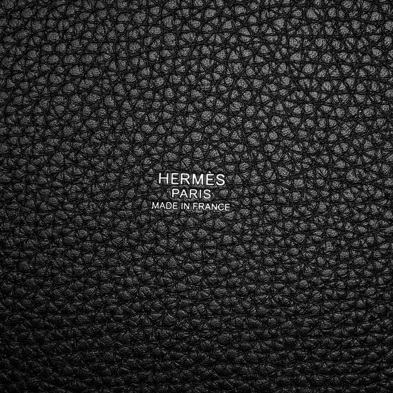 エルメス ハンドバッグ ピコタンロックPM ブラック/シルバー金具 トリヨンクレマンス B刻印 黒