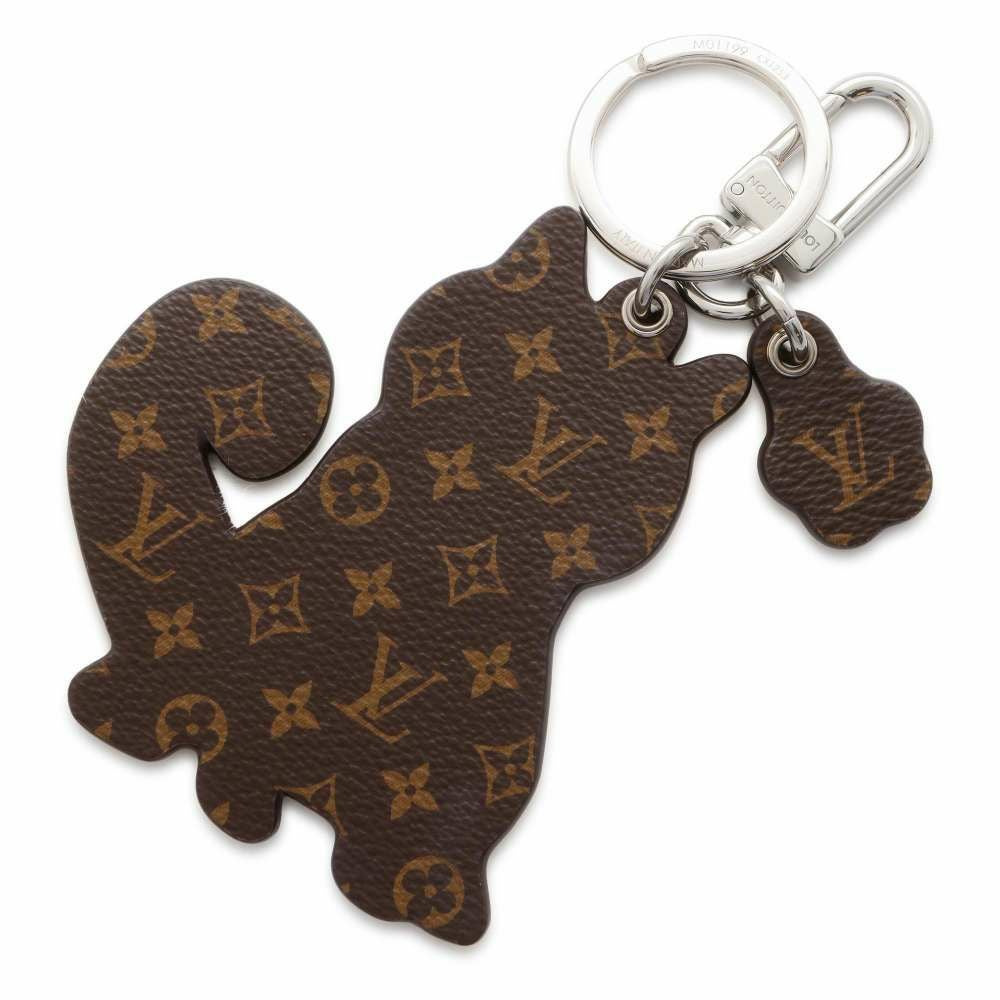 ルイヴィトン キーホルダー ポルト クレ・LV シバ モノグラム ミンク