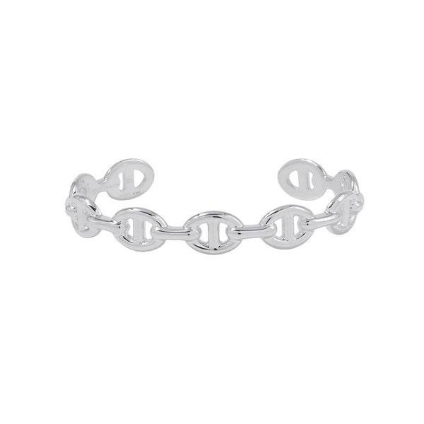 エルメス ブレスレット シェーヌダンクル アンシェネ バングル SV925シルバー サイズST HERMES バングル