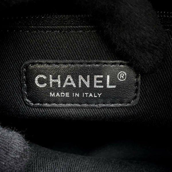 シャネル トートバッグ ダブルチェーン マトラッセ ココマーク キャビアスキン A67294 CHANEL ショルダーバッグ 黒
