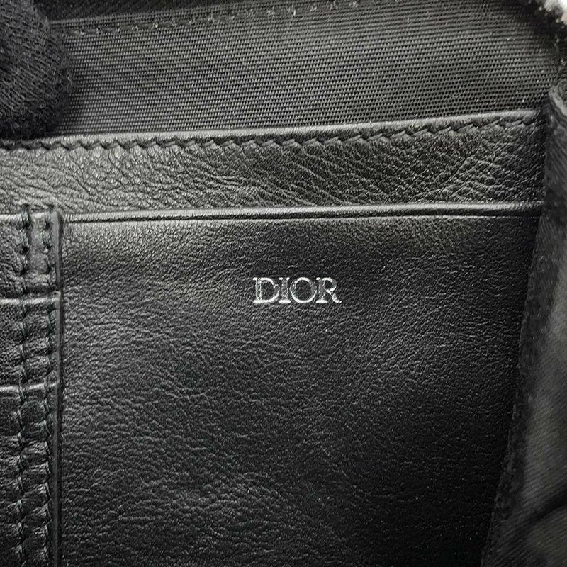 クリスチャン・ディオール ショルダーバッグ オブリーク ジップポーチ 2OBBC119YSE Christian Dior トロッター 黒