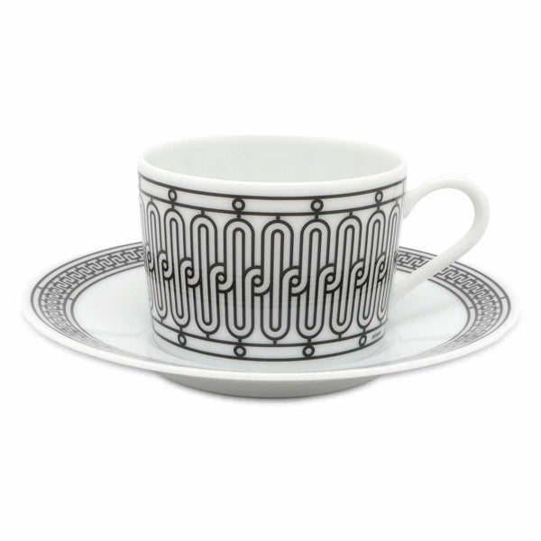 エルメス ティーカップ ソーサー Hデコ 160ml HERMES 食器 陶器 ギフト ポーセリン