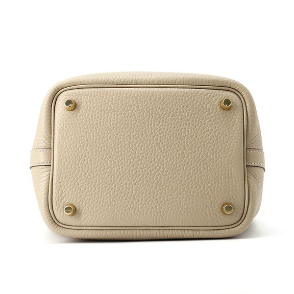 エルメス ハンドバッグ ピコタンロックPM トレンチ/ゴールド金具 トリヨンクレマンス K刻印 HERMES トートバッグ