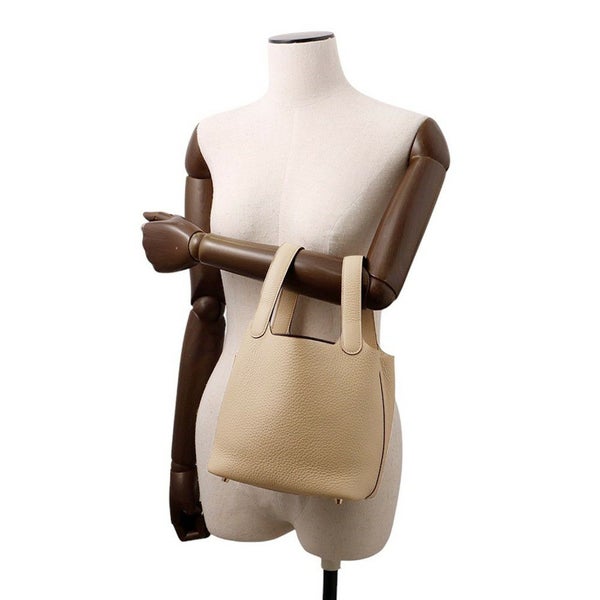 エルメス ハンドバッグ ピコタンロックPM トレンチ/ゴールド金具 トリヨンクレマンス K刻印 HERMES トートバッグ