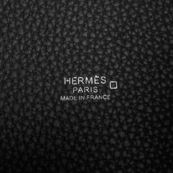 エルメス ハンドバッグ ピコタンロックPM タッチ ブラック/シルバー金具 トリヨンクレマンス/アリゲーターマット Y刻印 黒