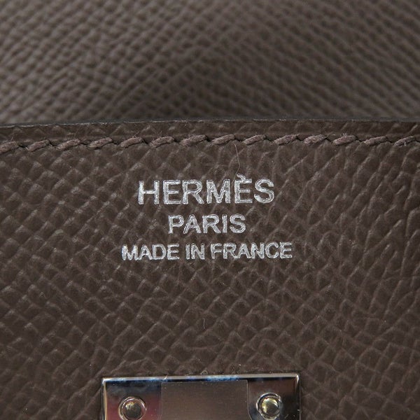 エルメス バーキン25 トリコロール  エコルセ/エトゥープ/ブラック/シルバー金具 エプソン W刻印 HERMES Birkin ハンドバッグ