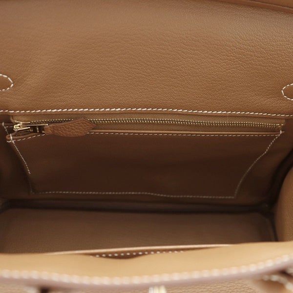 エルメス バーキン25 ゴールド/ゴールド金具 トゴ K刻印 HERMES Birkin ハンドバッグ