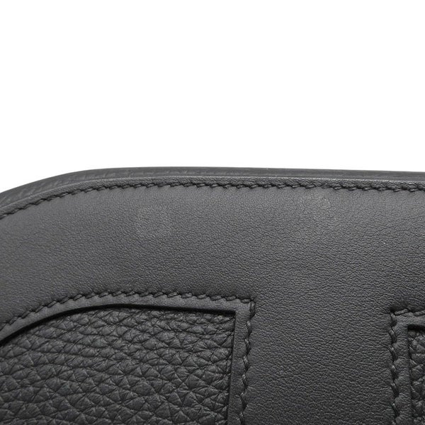 エルメス トートバッグ インザループ 23 ブラック/シルバー金具 トリヨンクレマンス W刻印 HERMES 黒