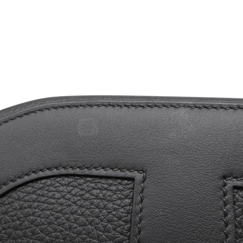 エルメス トートバッグ インザループ 23 ブラック/シルバー金具 トリヨンクレマンス W刻印 HERMES 黒