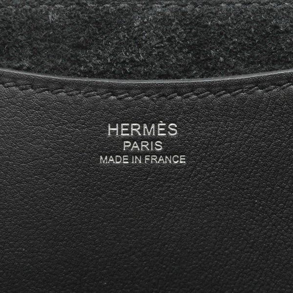 エルメス トートバッグ インザループ 23 ブラック/シルバー金具 トリヨンクレマンス W刻印 HERMES 黒