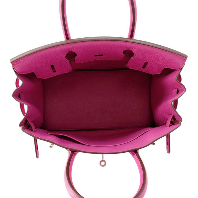 エルメス バーキン30 マグノリア/シルバー金具 トリヨンクレマンス C刻印 HERMES Birkin ハンドバッグ