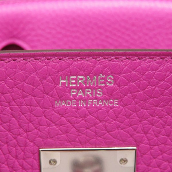 エルメス バーキン30 マグノリア/シルバー金具 トリヨンクレマンス C刻印 HERMES Birkin ハンドバッグ