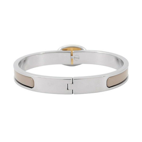 エルメス ブレスレット シェーヌダンクル ミニクリック PM マロングラッセ/シルバー金具/ゴールド金具