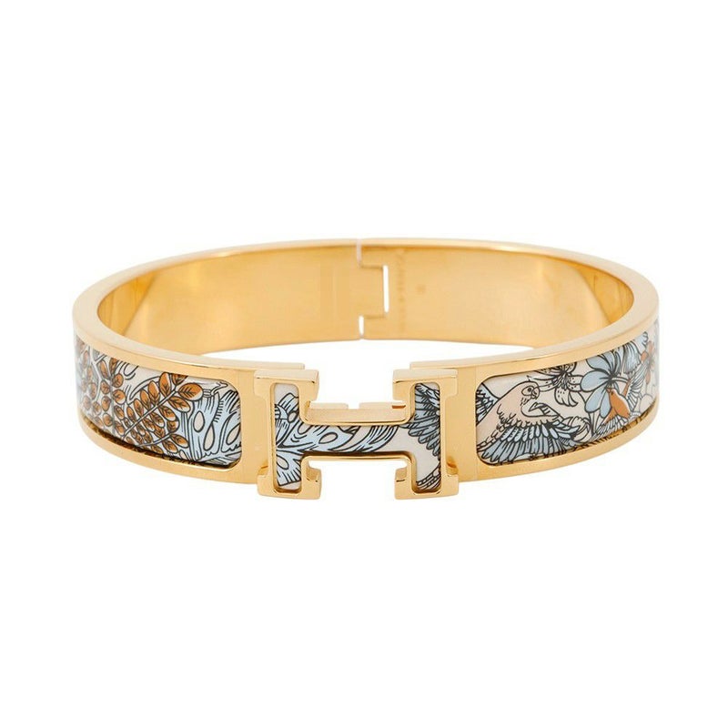 エルメス ブレスレット クリックH クリッククラックPM ベージュ/ゴールド金具 HERMES アクセサリー