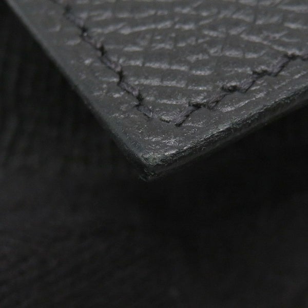 エルメス 長財布 ケリーウォレット ロング ブラック/シルバー金具 エプソン C刻印 HERMES 財布 黒