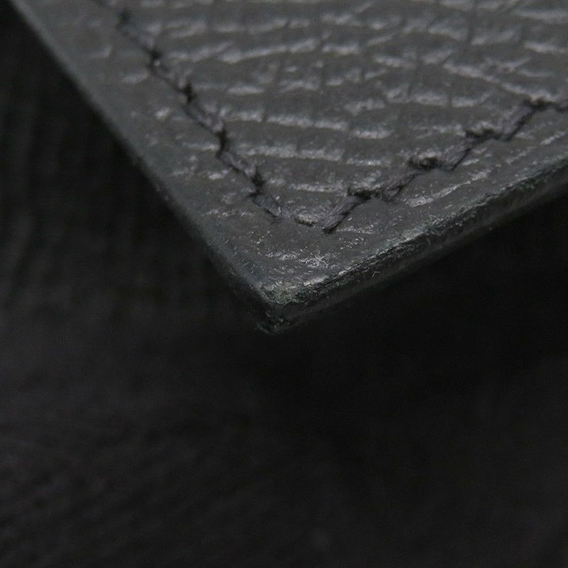 エルメス 長財布 ケリーウォレット ロング ブラック/シルバー金具 エプソン C刻印 HERMES 財布 黒