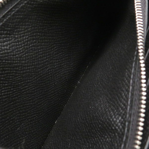 エルメス 長財布 ケリーウォレット ロング ブラック/シルバー金具 エプソン C刻印 HERMES 財布 黒