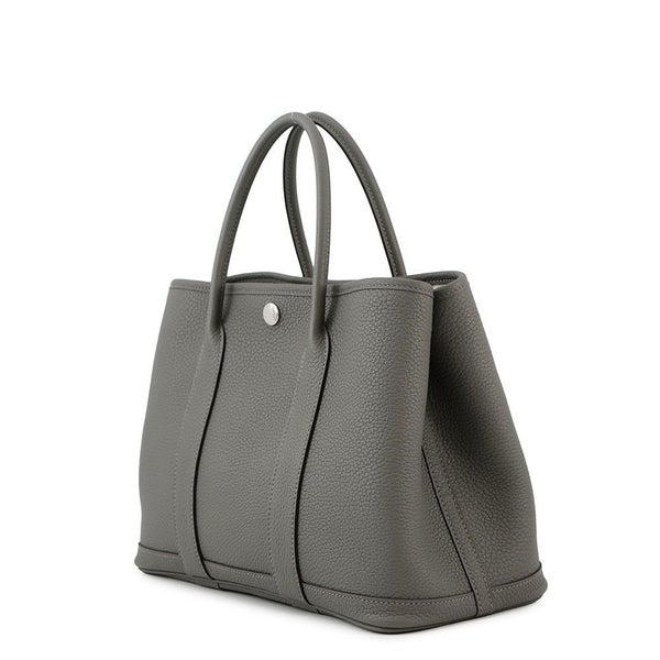 エルメス トートバッグ ガーデンパーティTPM グリメイヤー/シルバー金具 ネゴンダ W刻印