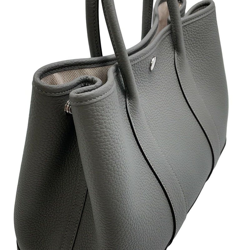 エルメス トートバッグ ガーデンパーティTPM グリメイヤー/シルバー金具 ネゴンダ W刻印