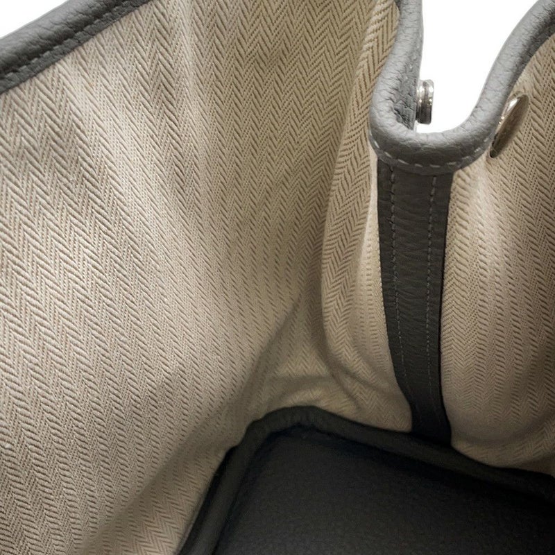 エルメス トートバッグ ガーデンパーティTPM グリメイヤー/シルバー金具 ネゴンダ W刻印