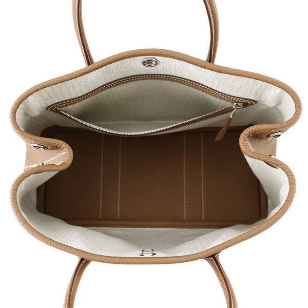 エルメス トートバッグ ガーデンパーティTPM ゴールド/シルバー金具 ネゴンダ Z刻印