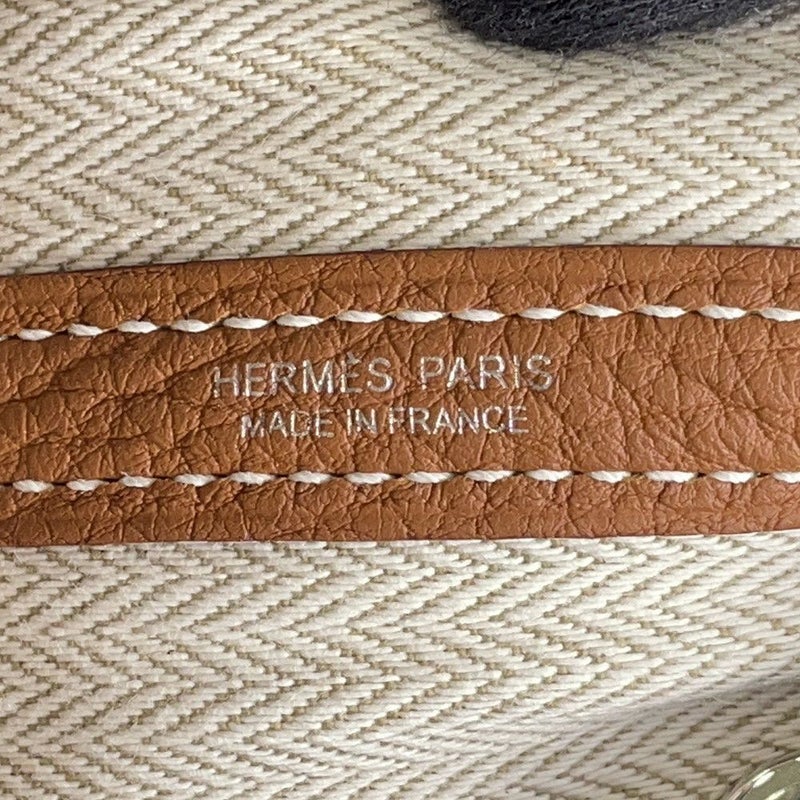 エルメス トートバッグ ガーデンパーティTPM ゴールド/シルバー金具 ネゴンダ Z刻印