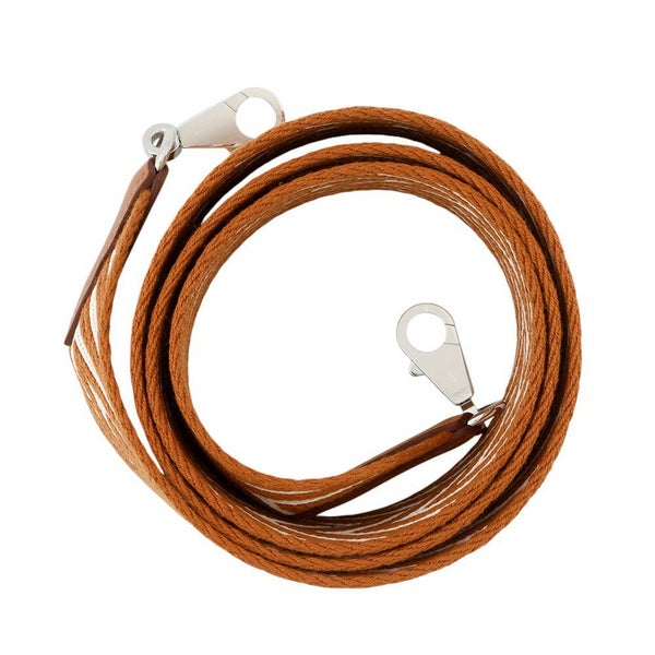 エルメス ショルダーストラップ バンドリエール サングル ジグザグ エクリュ/ゴールド/シルバー金具 キャンバス/スイフト B刻印