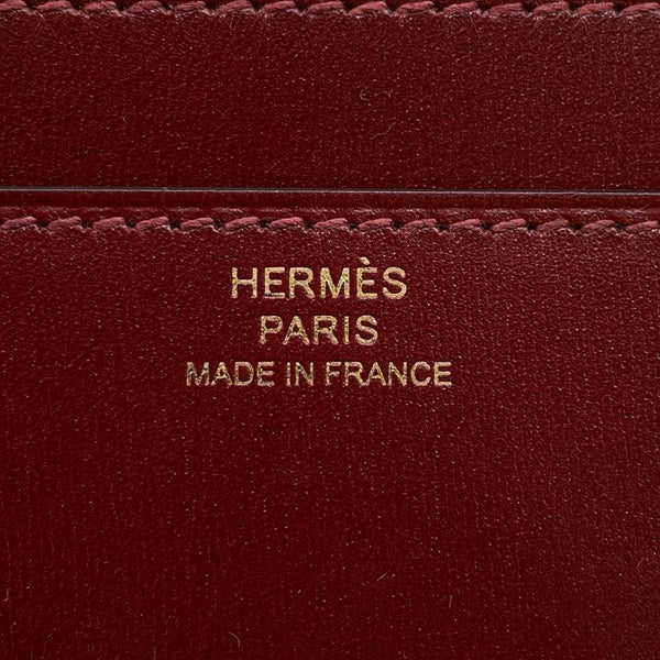 エルメス 長財布 コンスタンス トゥーゴー ロング ルージュアッシュ/ゴールド金具 ボックスカーフ K刻印