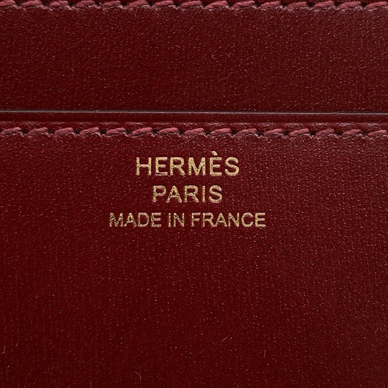 エルメス 長財布 コンスタンス トゥーゴー ロング ルージュアッシュ/ゴールド金具 ボックスカーフ K刻印