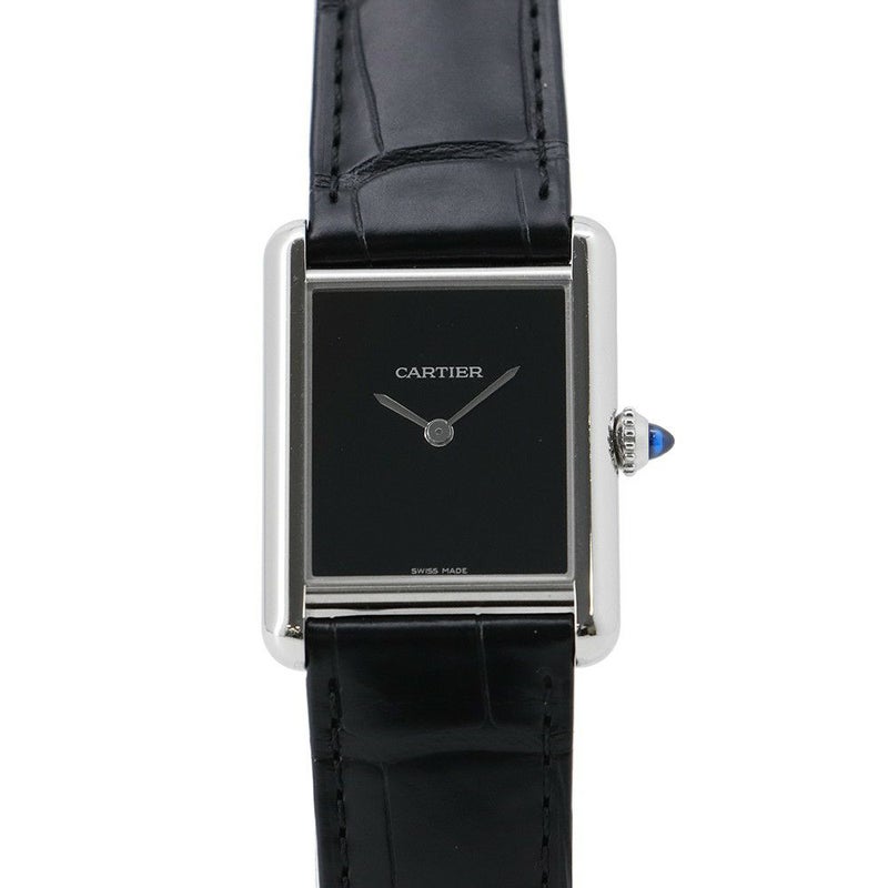 カルティエ タンク マスト ドゥ カルティエ ウォッチ LM WSTA0072 Cartier 腕時計 黒文字盤