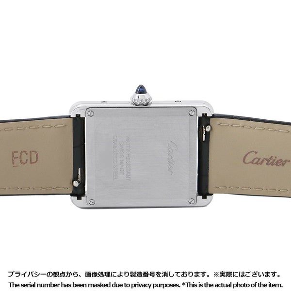カルティエ タンク マスト ドゥ カルティエ ウォッチ LM WSTA0072 Cartier 腕時計 黒文字盤