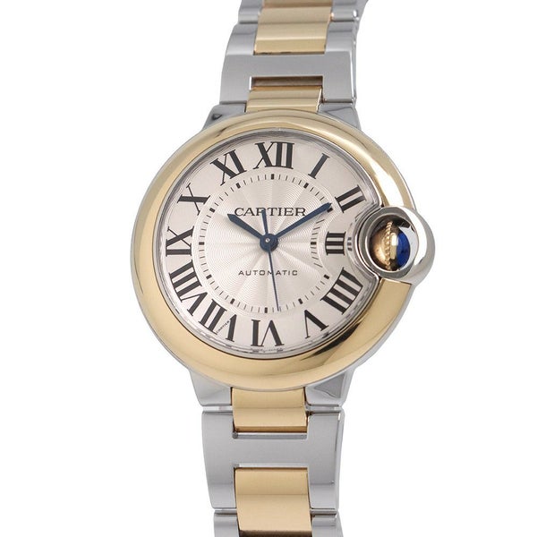 カルティエ バロン ブルー ドゥ カルティエ W2BB0037 Cartier 腕時計 シルバー文字盤