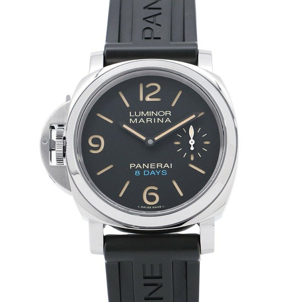パネライ ルミノール レフトハンド 8デイズ アッチャイオ PAM00796 PANERAI 腕時計 黒文字盤