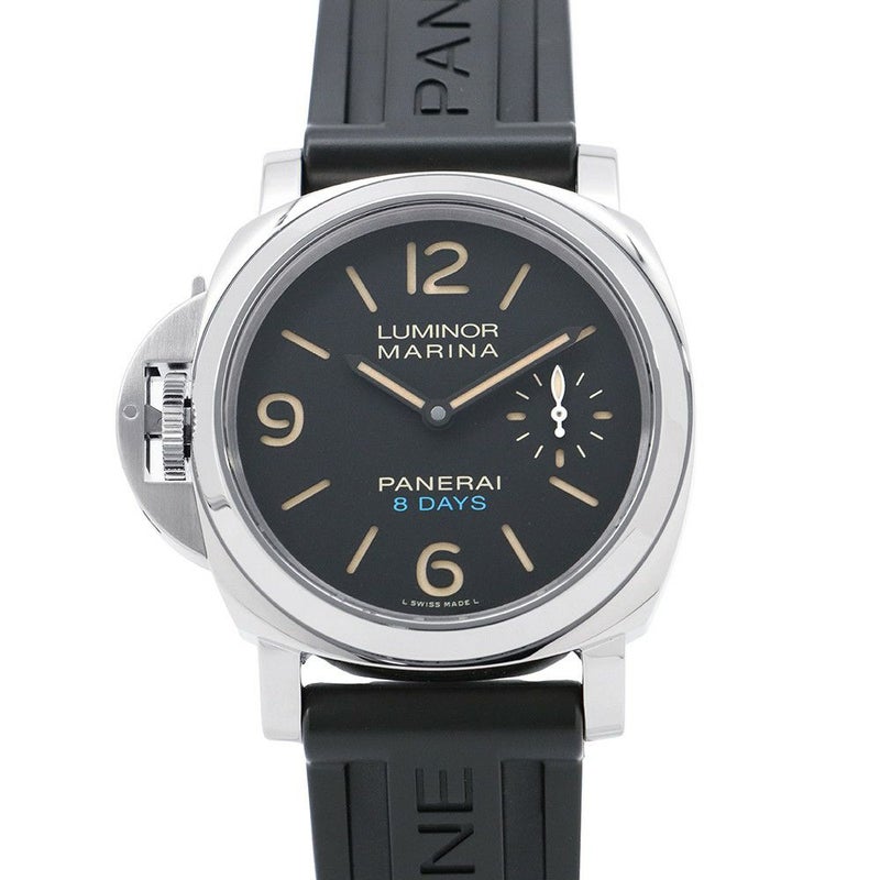 パネライ ルミノール レフトハンド 8デイズ アッチャイオ PAM00796 PANERAI 腕時計 黒文字盤