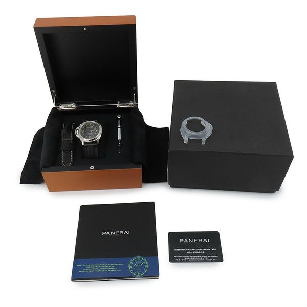 パネライ ルミノール レフトハンド 8デイズ アッチャイオ PAM00796 PANERAI 腕時計 黒文字盤