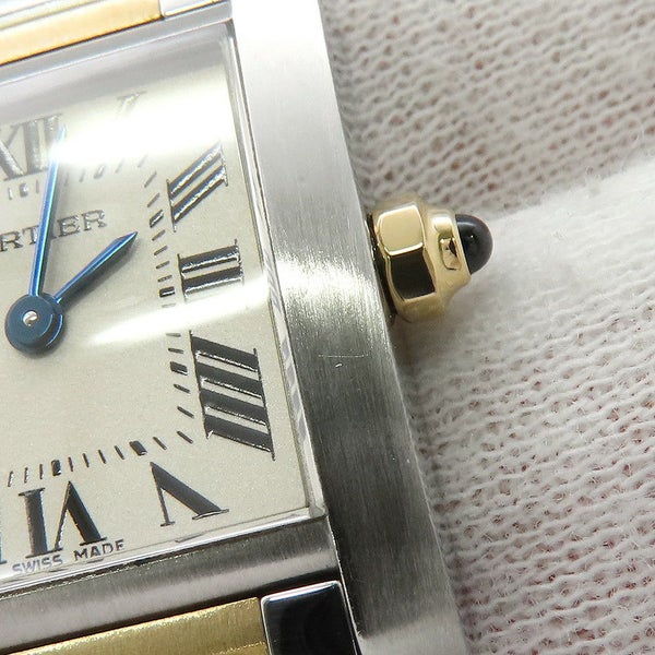 カルティエ タンク フランセーズ SM W51007Q4 Cartier 腕時計 クォーツ 白文字盤