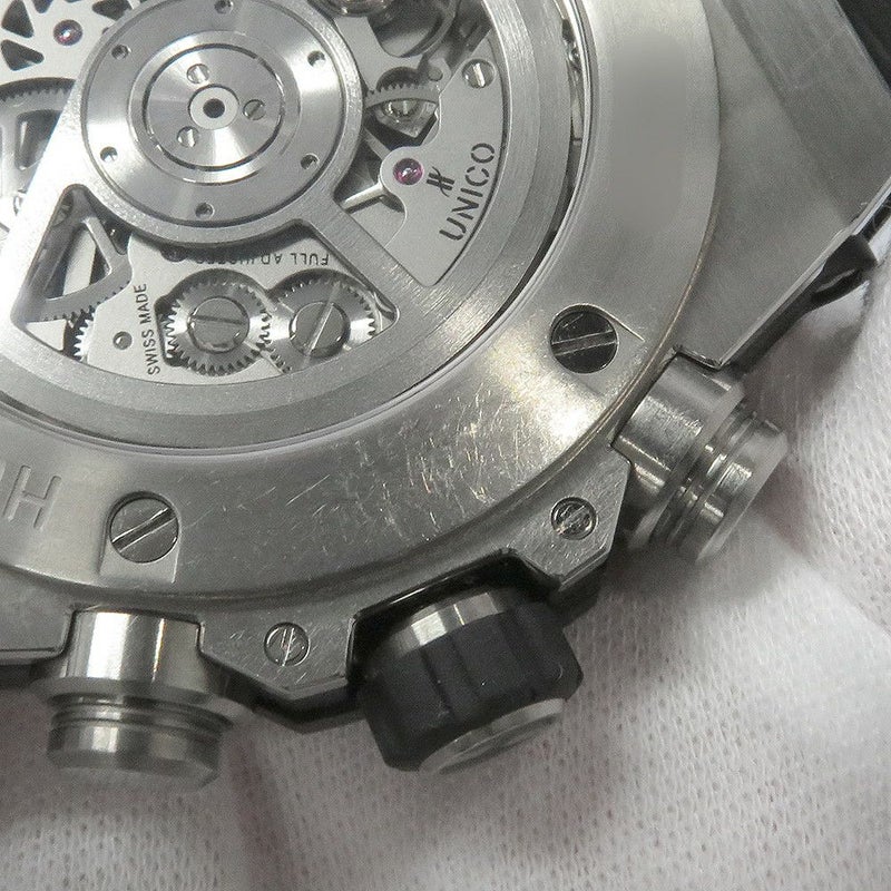 ウブロ ビッグバン ウニコ チタニウム 411.NE.2010.LR.JSM15 腕時計 スケルトン文字盤