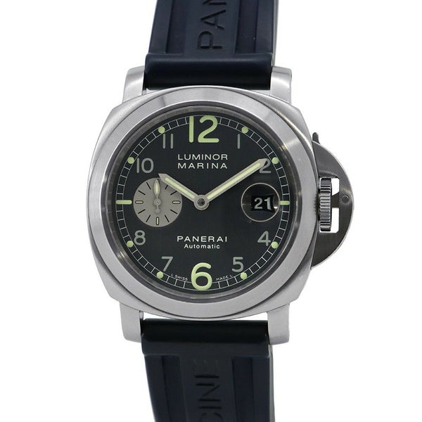 パネライ ルミノール マリーナ ロゴ E番 PAM00086 PANERAI 腕時計 グレー文字盤