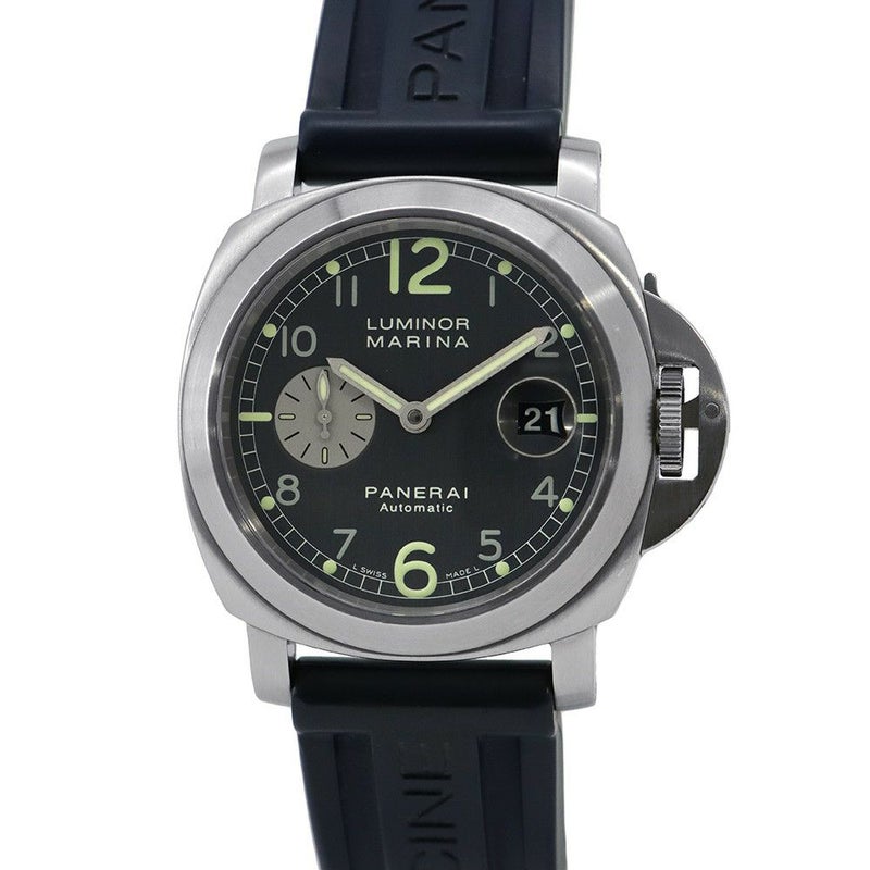 パネライ ルミノール マリーナ ロゴ E番 PAM00086 PANERAI 腕時計 グレー文字盤