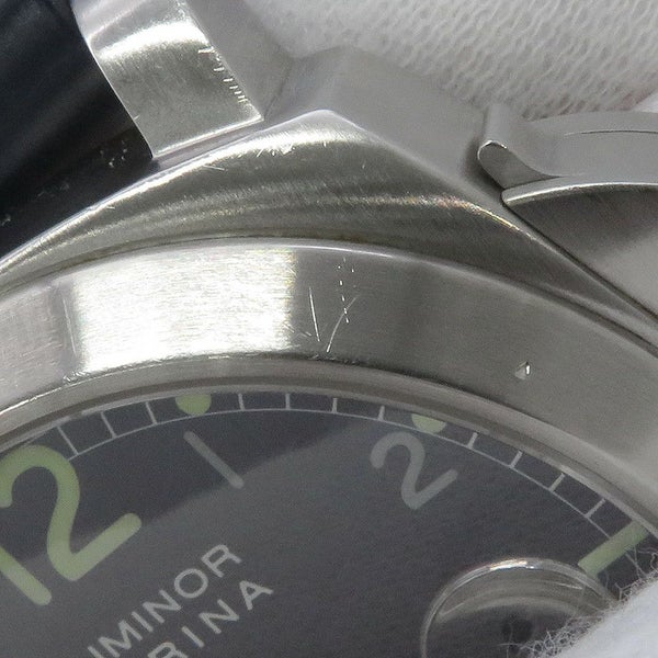 パネライ ルミノール マリーナ ロゴ E番 PAM00086 PANERAI 腕時計 グレー文字盤