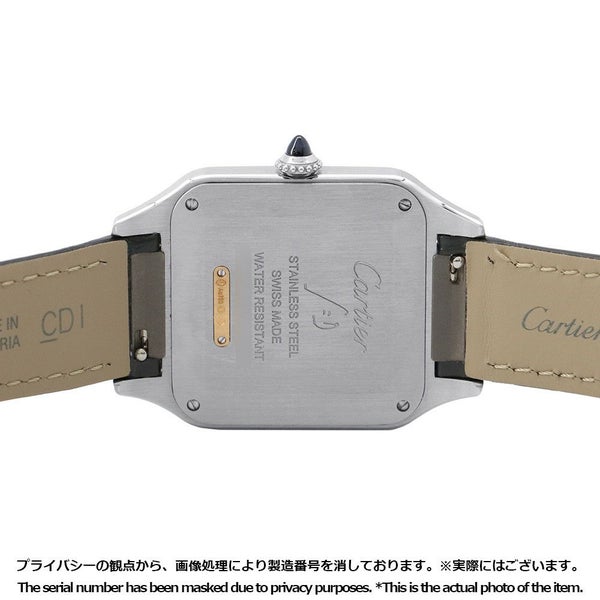 カルティエ サントス デュモン LM W2SA0028 Cartier 腕時計 グレー文字盤