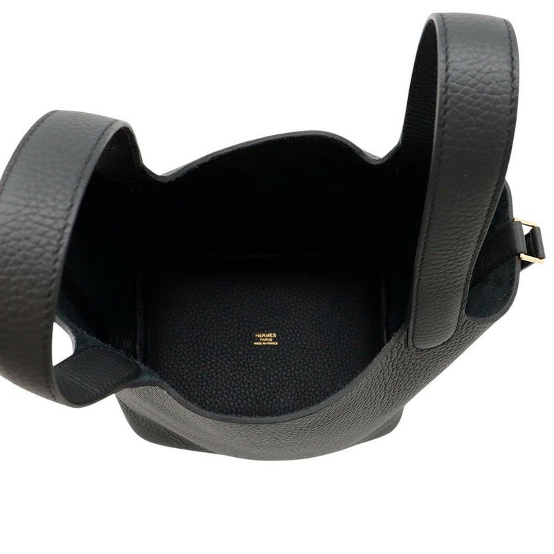 エルメス ハンドバッグ ピコタンロックPM ブラック/ゴールド金具 トリヨンクレマンス K刻印 HERMES トートバッグ 黒